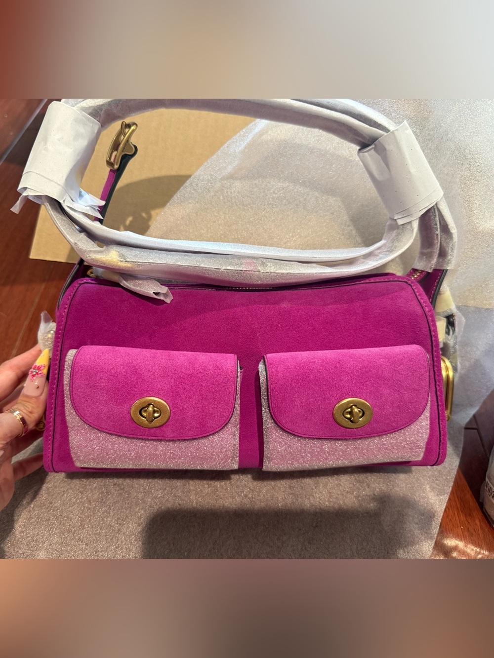 Coach Haversack 27 in Magenta